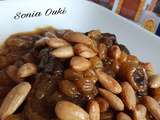 Tajine d’agneau aux raisins secs et amandes