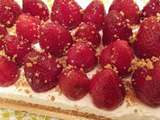 Tarte aux fraises sans cuisson