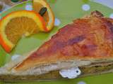 Galette des rois pistache-orange confite