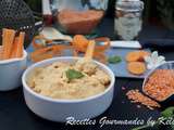 Houmous de lentilles corail et carotte