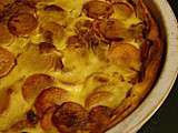 Tarte aux carottes et vache-qui-rit