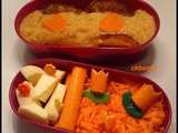 Bento  monochrome : le orange 