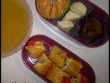 Bento  soupe et omelette aux herbes 