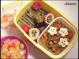 Tuto bento  haricots verts 