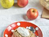 Crumble aux pommes (végétalien)