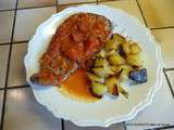 Biftecks sauce aux tomates anchois et basilic