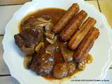 Boeuf bourguignon et churros pom bistro