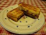 Croque monsieur chocolat banane