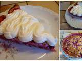 Dimanche gourmand-Tarte aux Groseilles et sa Crème Chantilly