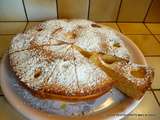 Gâteau au yaourt abricots poires