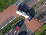 Insolite-Du Chocolat chaud sur une Autoroute