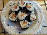 Makis aux radis marinés