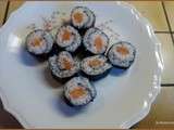 Makis sushis au saumon