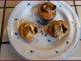 Minis tartelettes aux tomates séchées et au brie