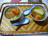 Pot au feu au tofu fumé