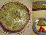 Quiche au cresson et au thon