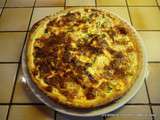 Quiche aux tiges d'oignons nouveaux