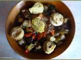 Ratatouille aux coeurs d'artichaut