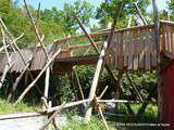 Rhodes(57)-Parc Animalier de Sainte-Croix-Parcours Pieds Nus et Ponts Suspendus