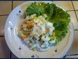 Salade de concombre aux poires