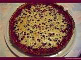 Tarte aux groseilles et au pudding chantilly