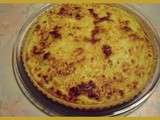 Tarte aux oeufs et au jambon