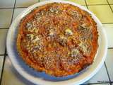 Tarte tomates moutarde et thon