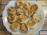 Tartelettes poires roquefort