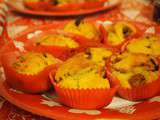 Muffins cranberries et fois gras