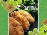 Croquettes aux crevettes (cuisson au four)