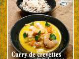 Curry de crevettes au lait de coco