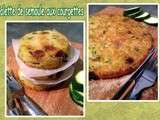 Galettes de semoule aux courgettes