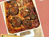 Gratin d'aubergines à l'agneau