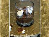 Verrine façon Mont Blanc