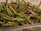 Haricots verts sautés aux lardons