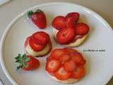 Tartelettes croquantes aux fraises