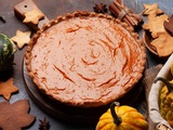 Tarte au potiron sucrée pour Halloween ou Thanksgiving