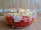 Crumble fraise - nougat