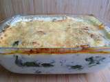 Gratin chou-fleur - épinards aux 3 fromages