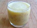 Smoothie banane - orange - lin