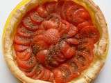 Tarte moutarde - tomates