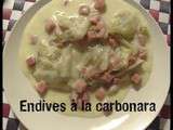 Endives à la carbonara