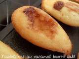 Madeleines party 2 : madeleines au caramel beurre salé