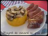 Magret de canard en croûte de sel