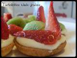 Tartelettes aux fraises et aux kiwis