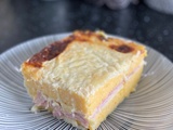 Gratin de polenta façon croque-monsieur