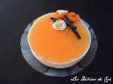 Entremet chocolat blanc fleur d'oranger