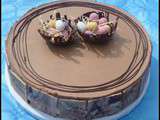 Entremet bavarois vanille chocolat