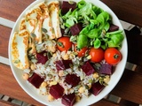 Halloumi buddha bowl