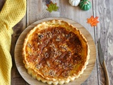 Tarte courge comté et noix